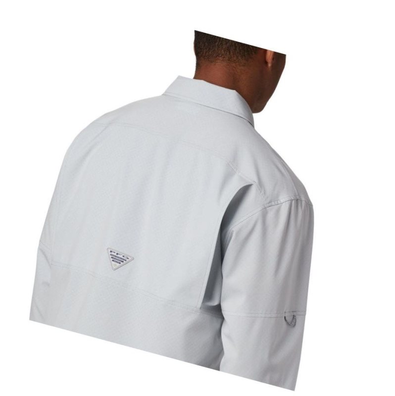 Columbia PFG Zero Rules Woven Long Sleeve Gömlek Erkek Gri | 93451-IPDR