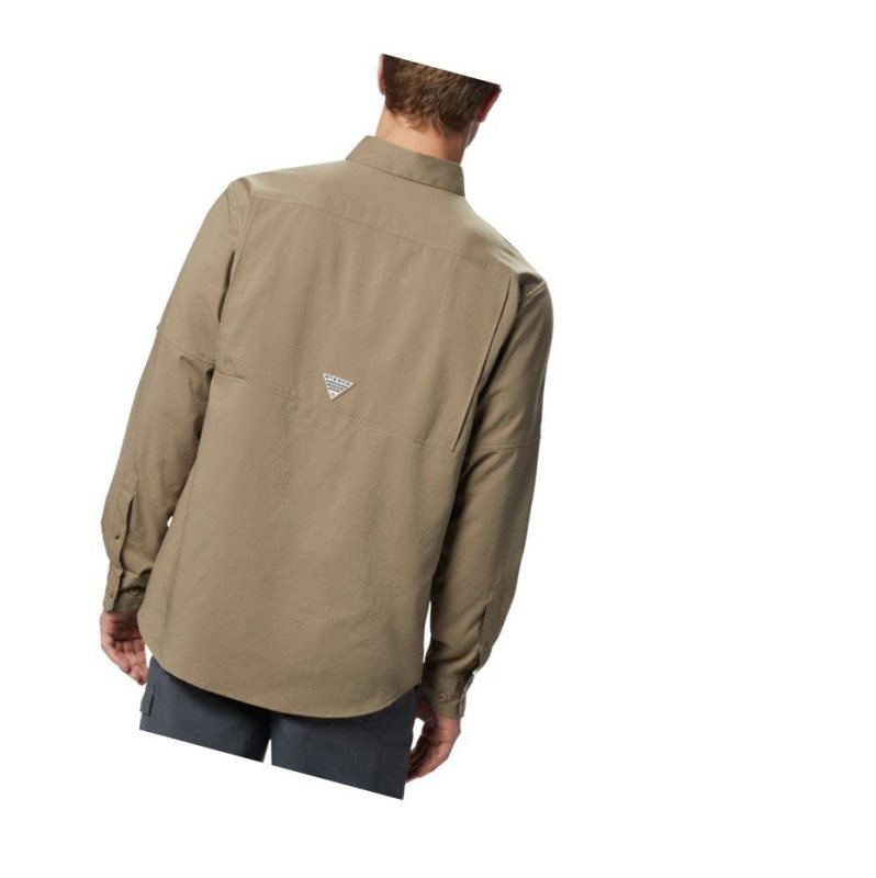 Columbia PHG Bucktail Long Sleeve Woven Gömlek Erkek Kahverengi | 62917-BSEG