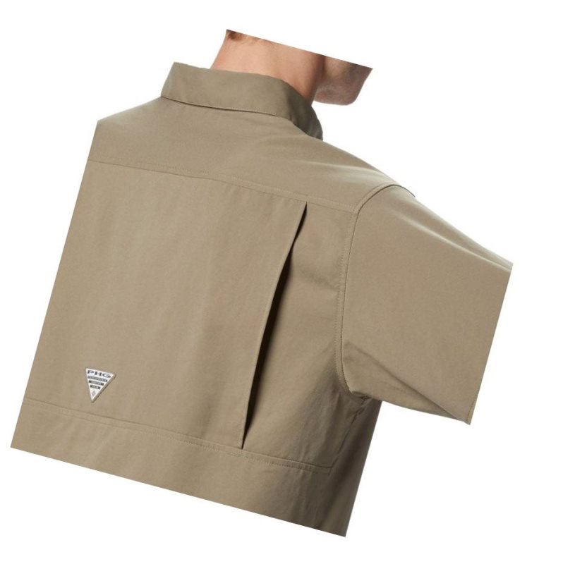 Columbia PHG Bucktail Long Sleeve Woven Gömlek Erkek Kahverengi | 62917-BSEG