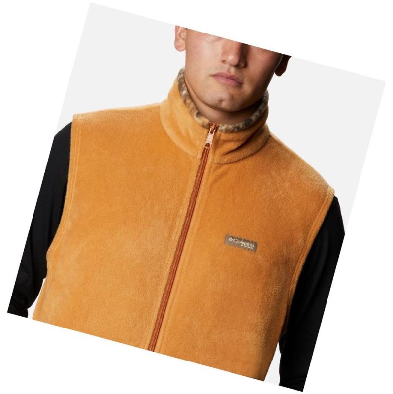 Columbia PHG Fleece Big Yelek Erkek Altın | 92857-CXTP