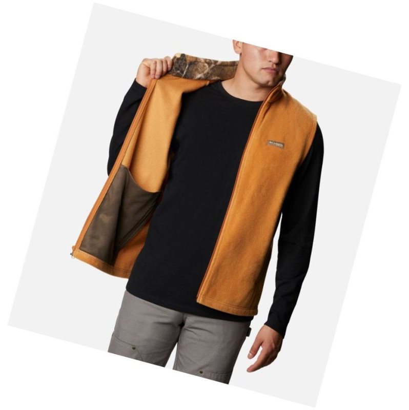 Columbia PHG Fleece Big Yelek Erkek Altın | 92857-CXTP