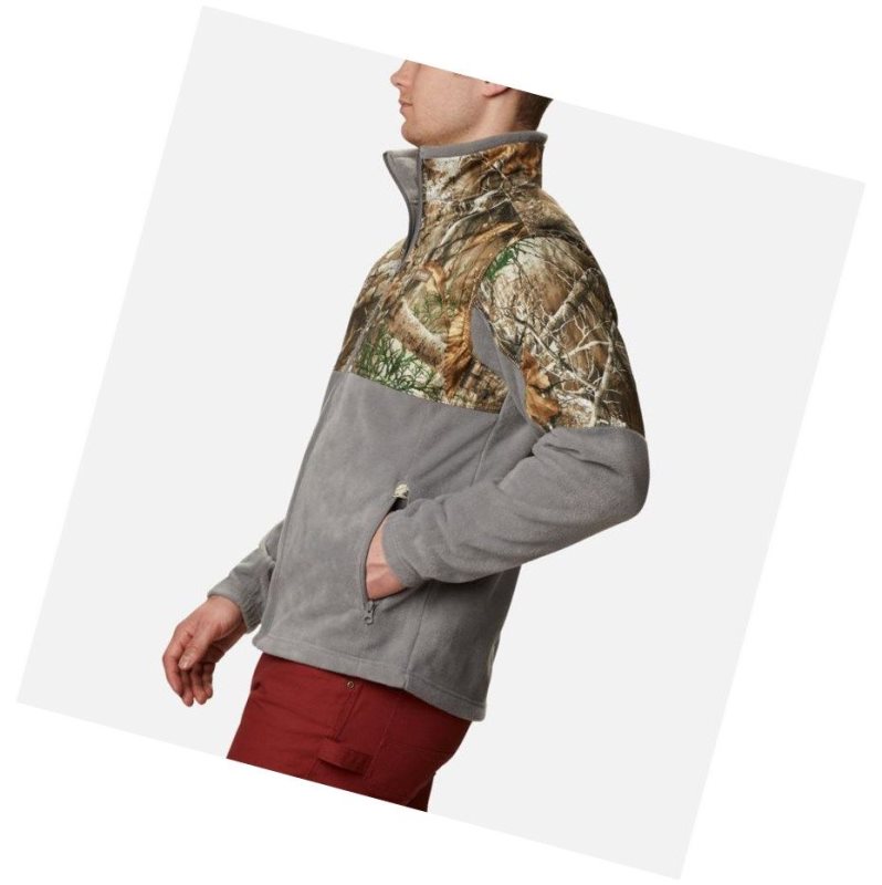 Columbia PHG Fleece Overlay Mont Erkek Gri | 01987-JQEK