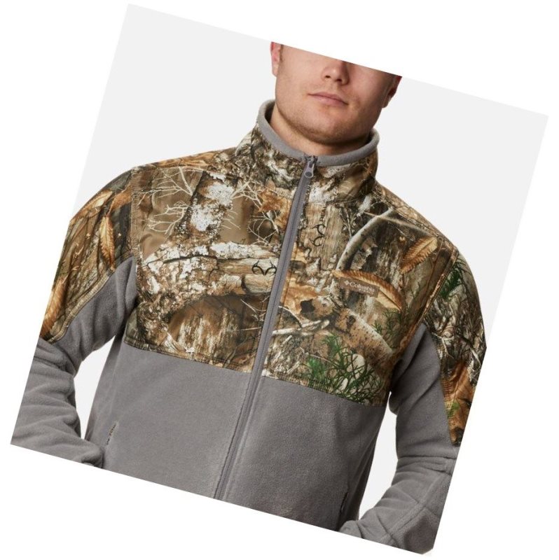 Columbia PHG Fleece Overlay Mont Erkek Gri | 01987-JQEK