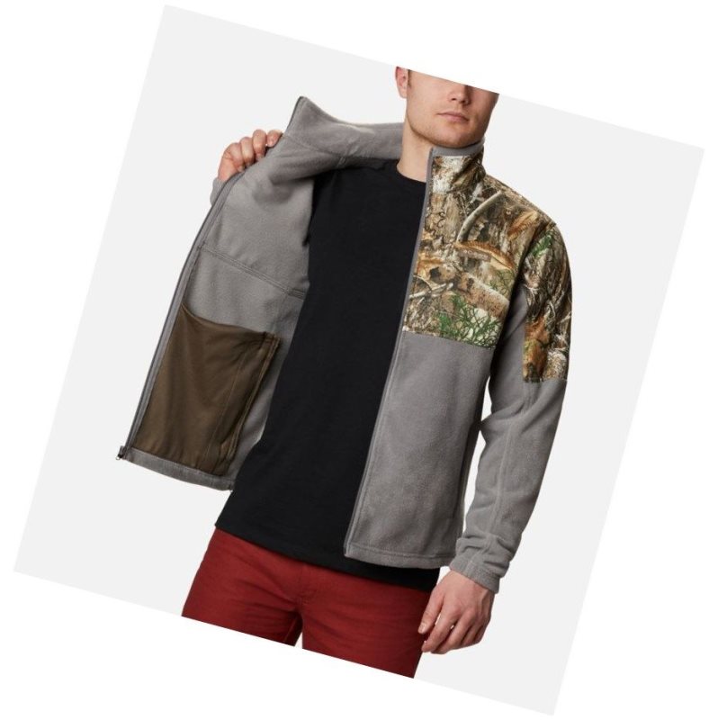 Columbia PHG Fleece Overlay Mont Erkek Gri | 01987-JQEK