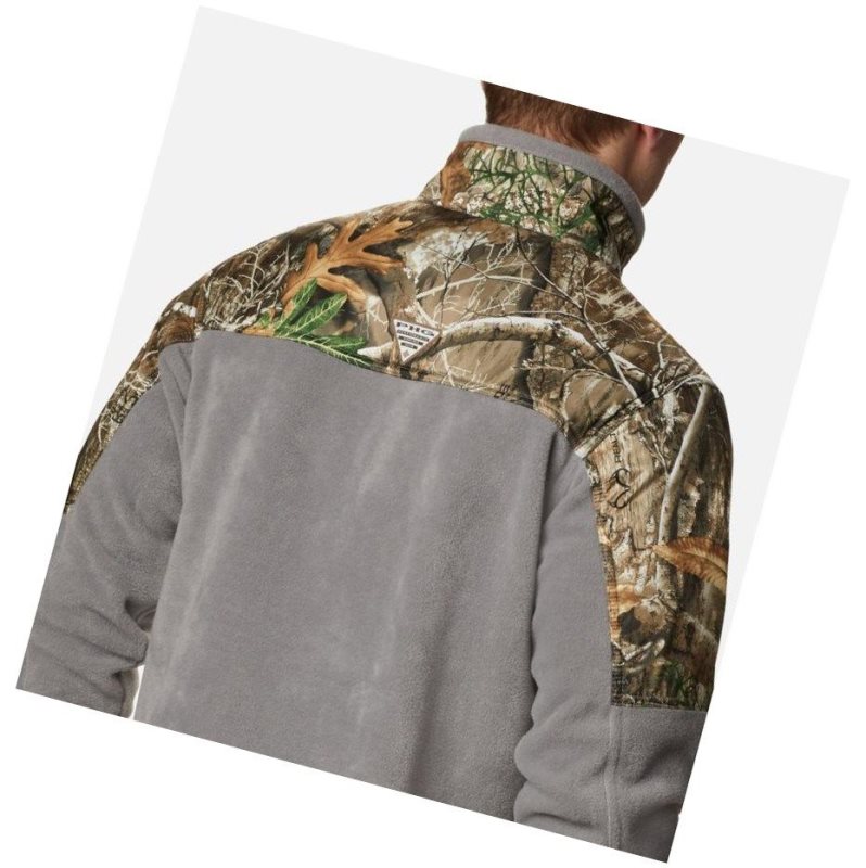 Columbia PHG Fleece Overlay Mont Erkek Gri | 01987-JQEK
