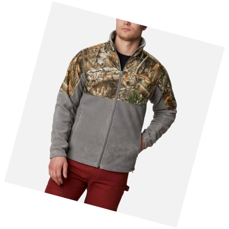Columbia PHG Fleece Overlay Mont Erkek Gri | 01987-JQEK
