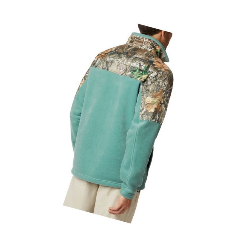 Columbia PHG Fleece Overlay Mont Erkek Yeşil | 45672-TUJR
