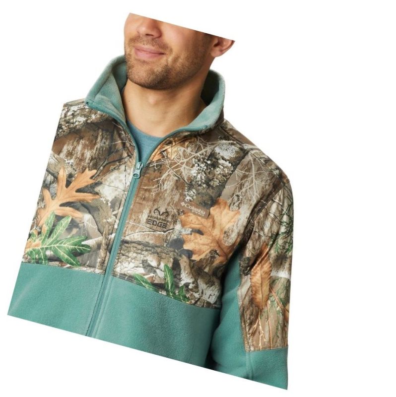 Columbia PHG Fleece Overlay Mont Erkek Yeşil | 45672-TUJR