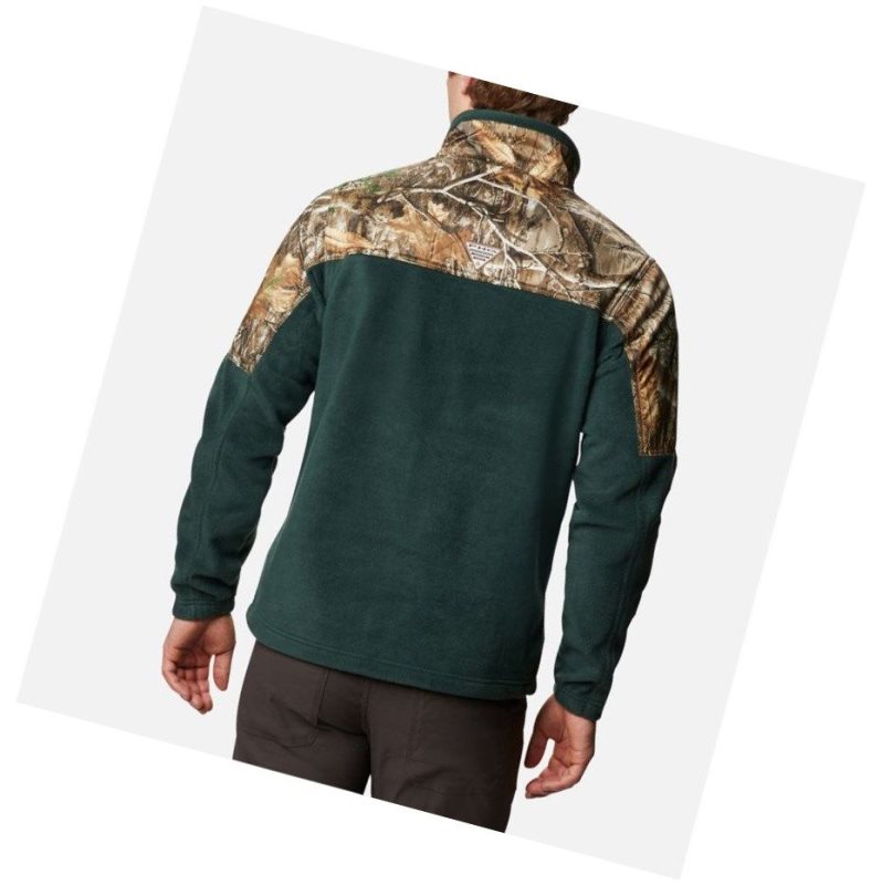 Columbia PHG Fleece Overlay Mont Erkek Yeşil | 05734-EBYV