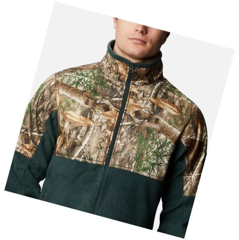 Columbia PHG Fleece Overlay Mont Erkek Yeşil | 05734-EBYV
