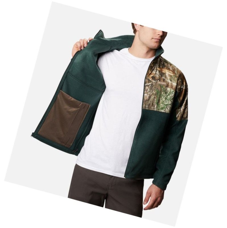 Columbia PHG Fleece Overlay Mont Erkek Yeşil | 05734-EBYV