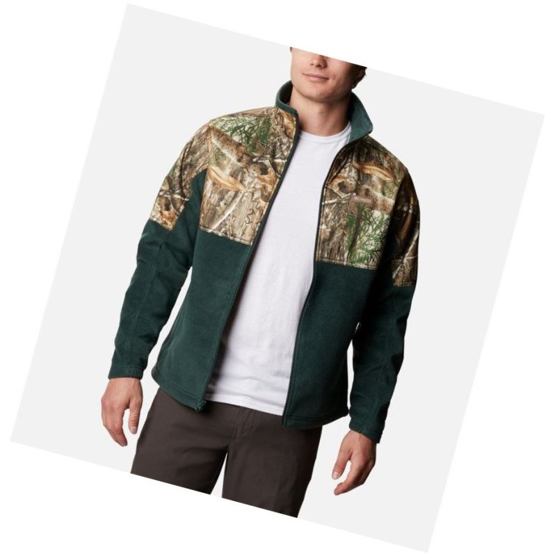 Columbia PHG Fleece Overlay Mont Erkek Yeşil | 05734-EBYV