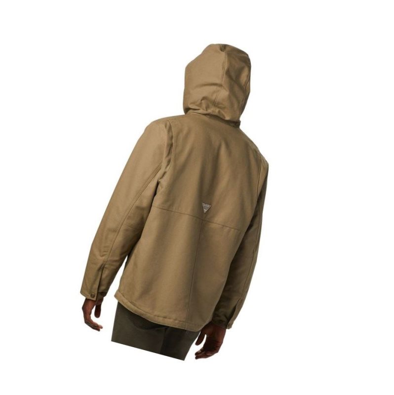 Columbia PHG Rough Tail Work Hooded Mont Erkek Kahverengi | 74186-ZBFX