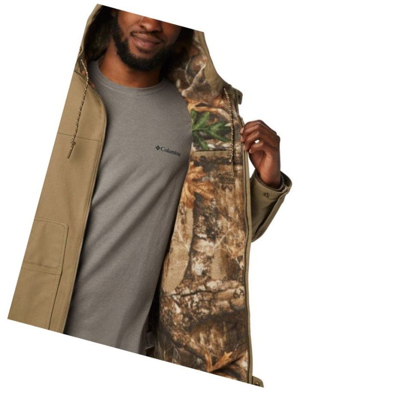 Columbia PHG Rough Tail Work Hooded Mont Erkek Kahverengi | 74186-ZBFX