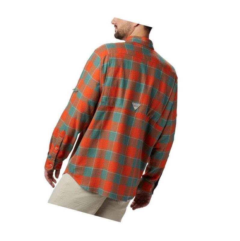 Columbia PHG Sharptail Flannel Gömlek Erkek Turuncu | 79862-LRFC