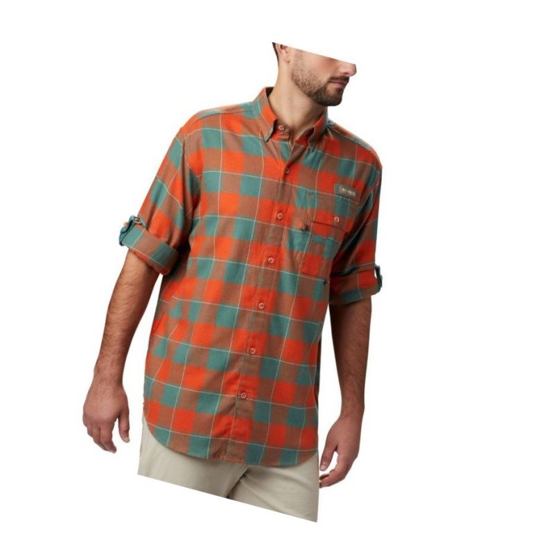 Columbia PHG Sharptail Flannel Gömlek Erkek Turuncu | 79862-LRFC