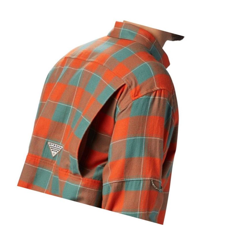 Columbia PHG Sharptail Flannel Gömlek Erkek Turuncu | 79862-LRFC