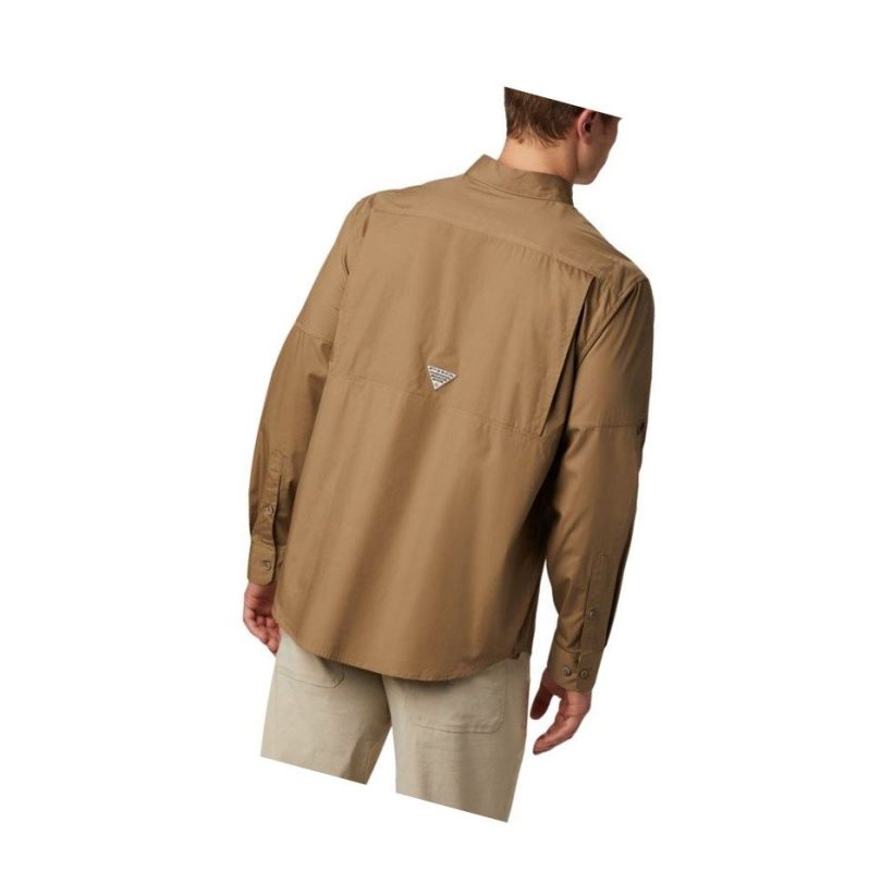 Columbia PHG Sharptail Long Sleeve Gömlek Erkek Kahverengi | 47053-HOTD
