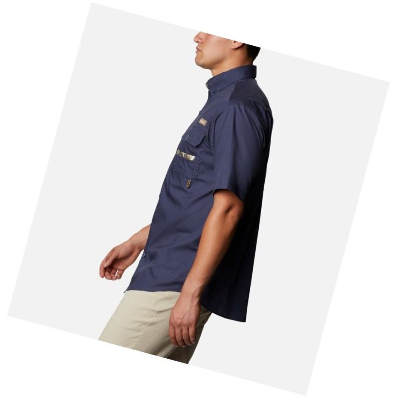 Columbia PHG Sharptail Short Sleeve Tall Gömlek Erkek Lacivert | 64580-IWYV