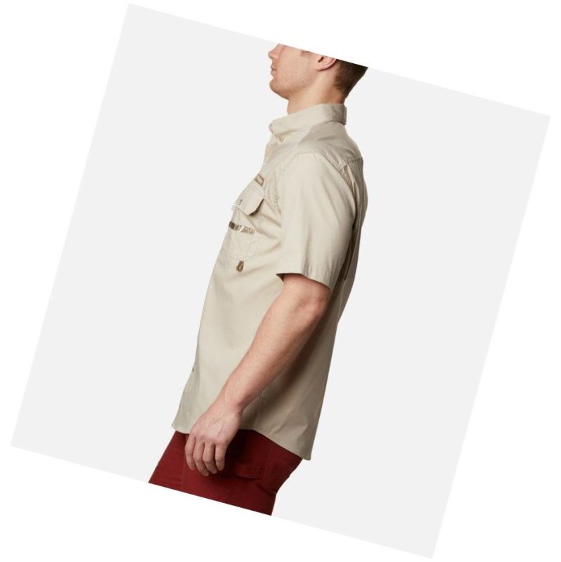 Columbia PHG Sharptail Short Sleeve Tall Gömlek Erkek Haki | 28594-IKYO