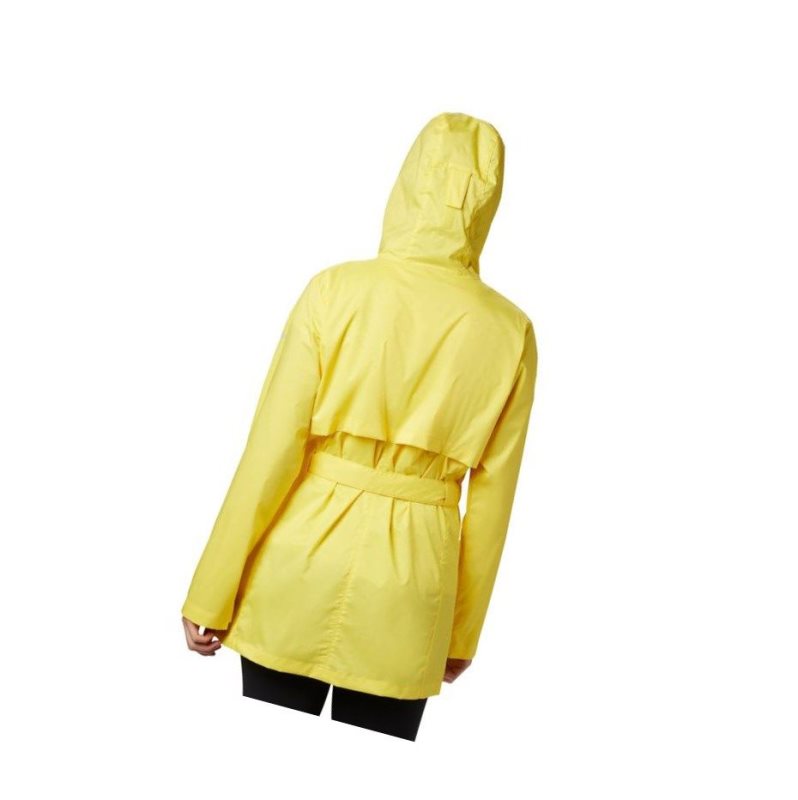 Columbia Pardon My Trench Rain Mont Kadın Sarı | 25639-KDCP