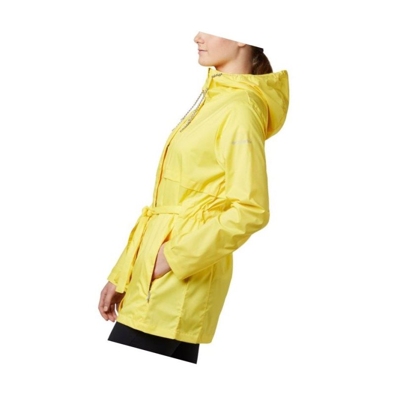 Columbia Pardon My Trench Rain Mont Kadın Sarı | 25639-KDCP