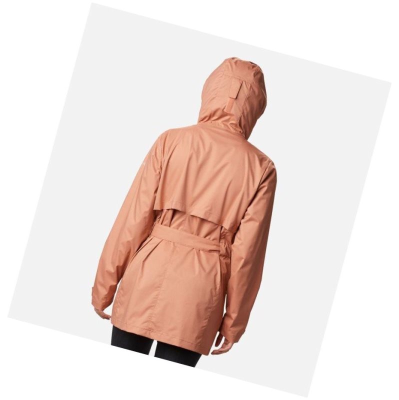 Columbia Pardon My Trench Rain Mont Kadın Pembe | 25174-JOIC