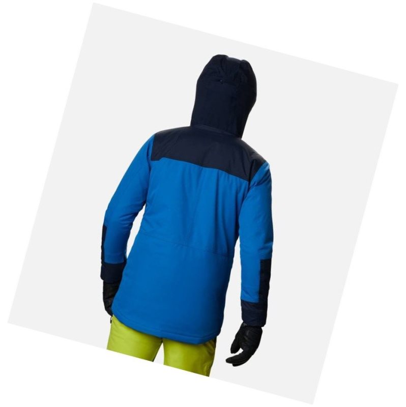 Columbia Park Run Mont Erkek Açık Indigo Lacivert | 85341-EMPW