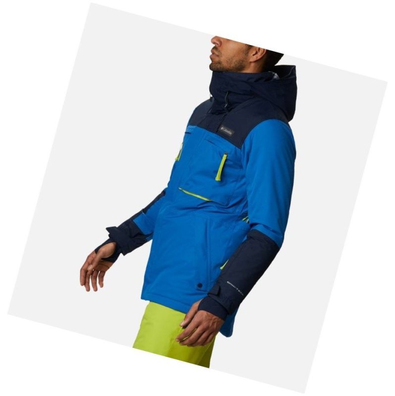 Columbia Park Run Mont Erkek Açık Indigo Lacivert | 85341-EMPW