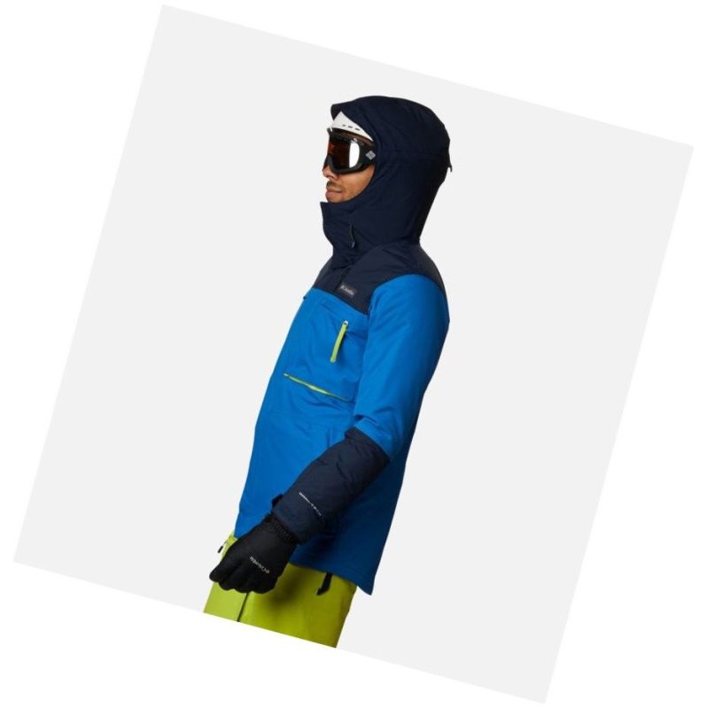 Columbia Park Run Mont Erkek Açık Indigo Lacivert | 85341-EMPW