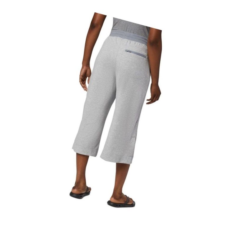 Columbia Park Wide Leg Capri Pantolon Kadın Gri | 07652-QKRY