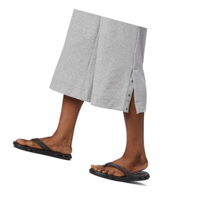 Columbia Park Wide Leg Capri Pantolon Kadın Gri | 07652-QKRY