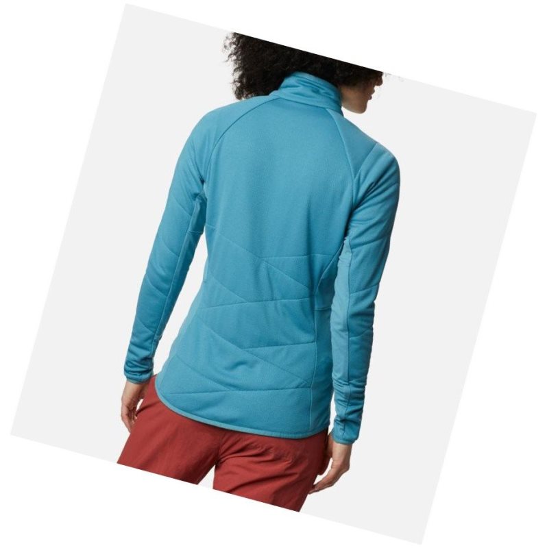 Columbia Parkdale Point Insulated Full Zip Mont Kadın Mavi | 69180-IZYJ