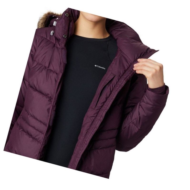 Columbia Peak to Park Insulated Mont Kadın Siyah Pembe | 35691-PFKV