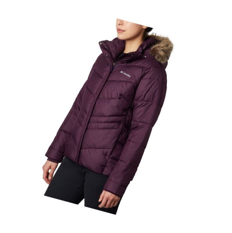 Columbia Peak to Park Insulated Mont Kadın Siyah Pembe | 35691-PFKV