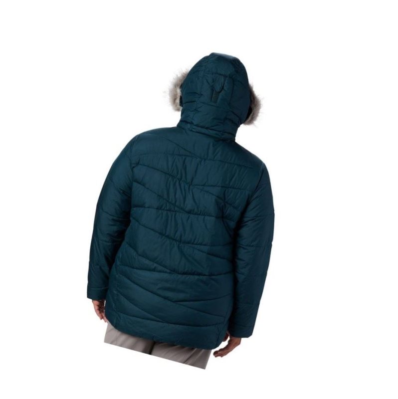Columbia Peak to Park Insulated Plus Size Mont Kadın Mavi | 59207-VSPK