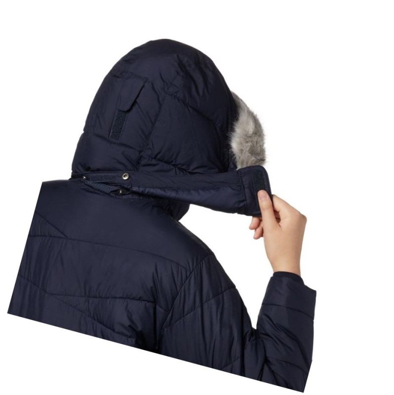 Columbia Peak to Park Insulated Plus Size Mont Kadın Lacivert | 15842-RPSV