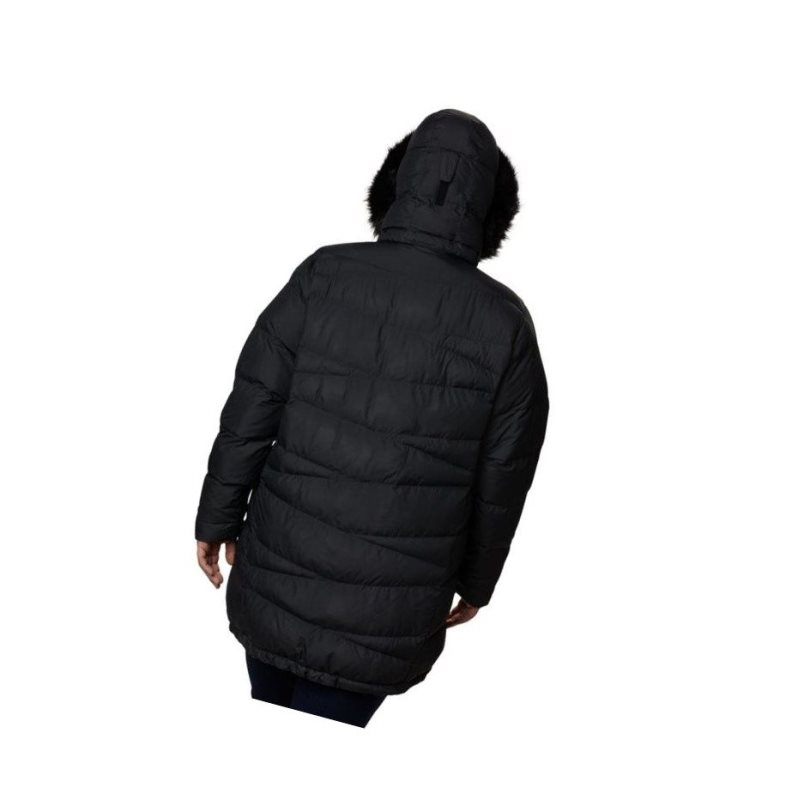 Columbia Peak to Park Mid Insulated Plus Size Mont Kadın Siyah | 76418-OSHP