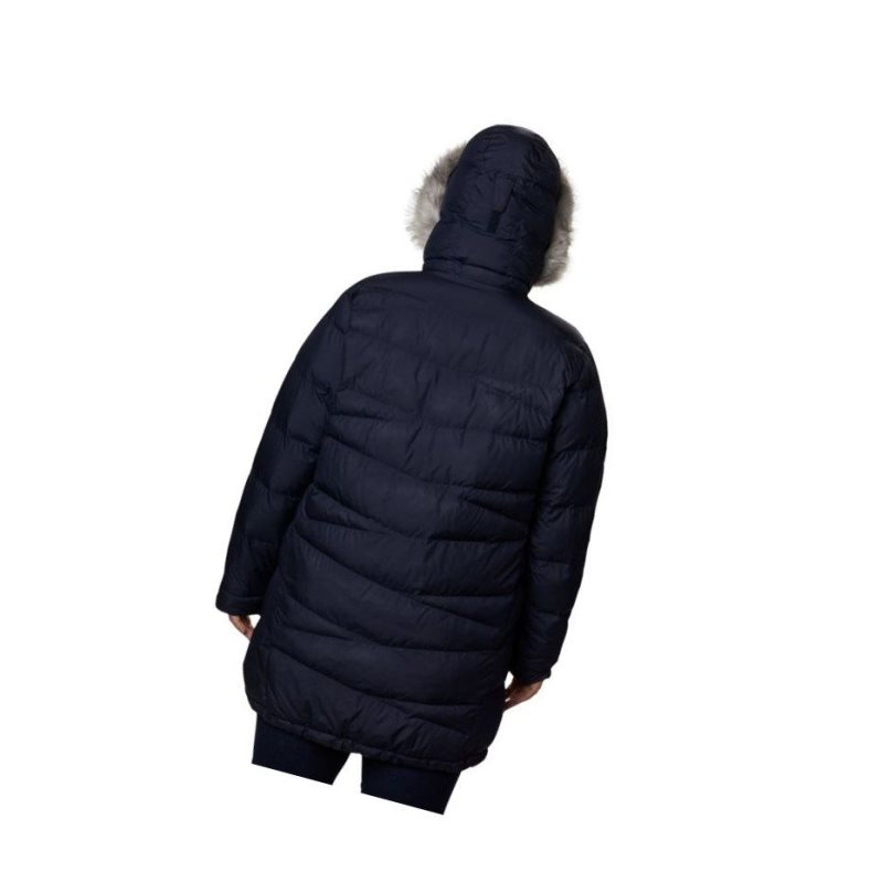 Columbia Peak to Park Mid Insulated Plus Size Mont Kadın Lacivert | 64918-YLWU