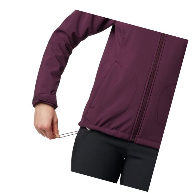 Columbia Phurtec II Softshell Mont Kadın Siyah Pembe | 78963-MZLK