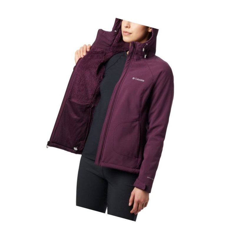 Columbia Phurtec II Softshell Mont Kadın Siyah Pembe | 78963-MZLK