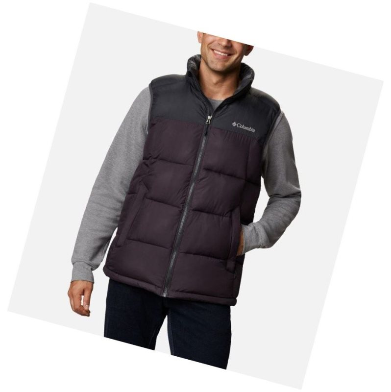 Columbia Pike Lake Yelek Erkek Koyu Mor Koyu Gri | 98706-CRXF