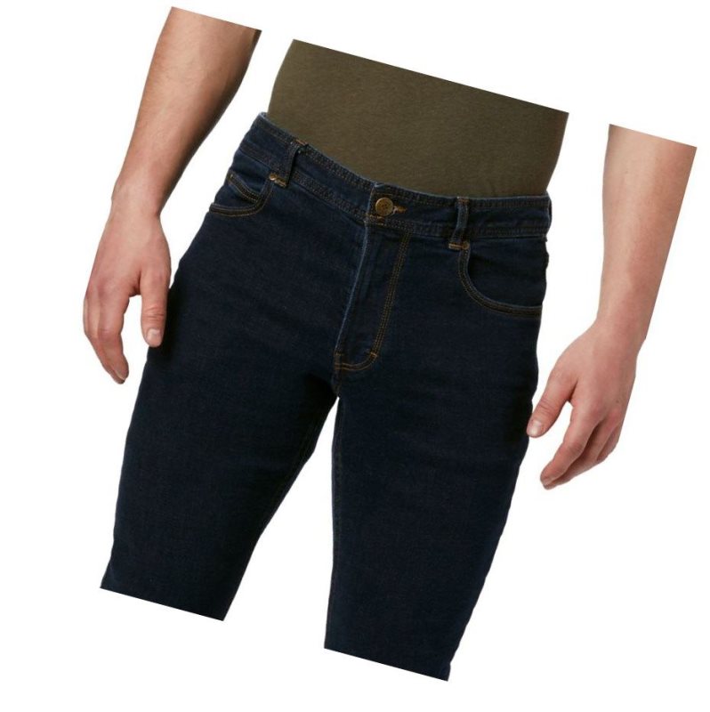 Columbia Pilot Peak Denim- Slim Pantolon Erkek Siyah | 15207-CRKV