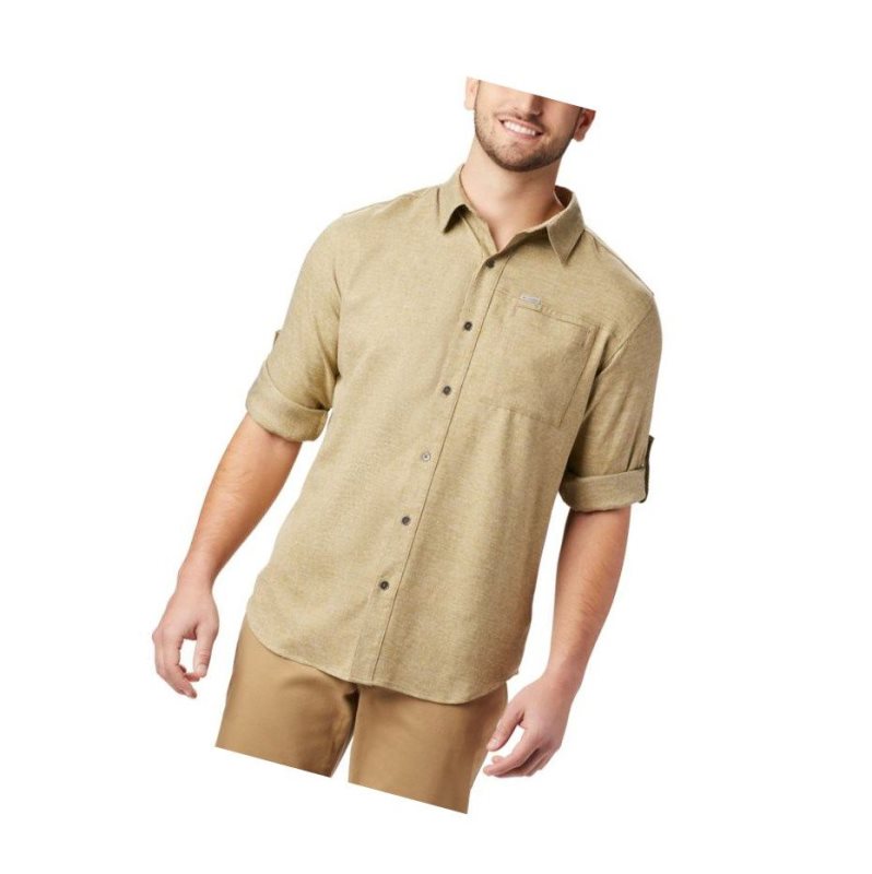 Columbia Pilsner Lodge II Long Sleeve Gömlek Erkek Zeytin Yeşili Kahverengi | 30745-ZISD