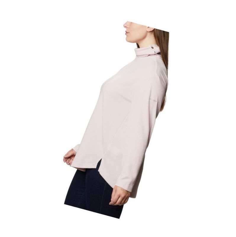 Columbia Pine Street Split Cowl Neck Plus Size Sweatshirt Kadın Pembe | 68379-MYNJ