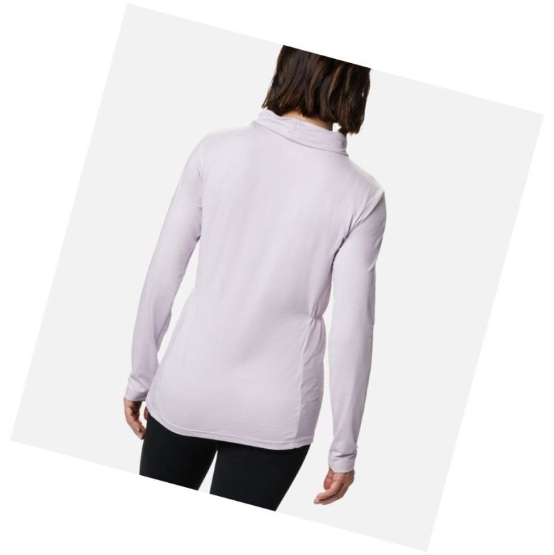 Columbia Piney Ridge Long Sleeve Knit Sweatshirt Kadın Mor | 61234-QLZS