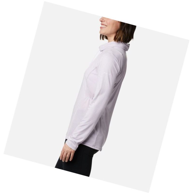Columbia Piney Ridge Long Sleeve Knit Sweatshirt Kadın Mor | 61234-QLZS