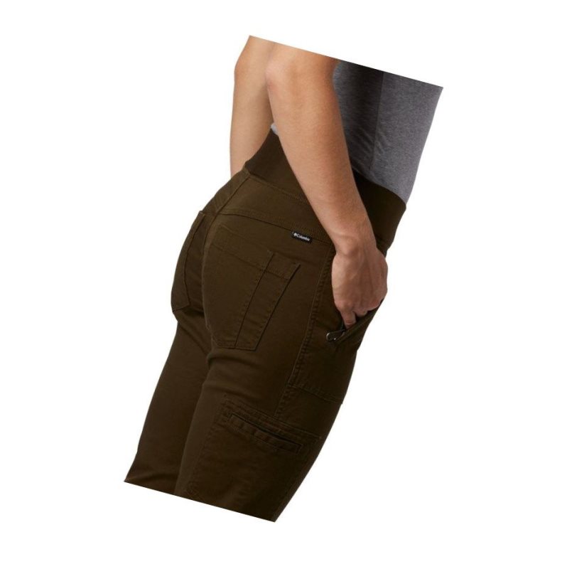 Columbia Pinnacle Peak Hybrid Pantolon Kadın Zeytin Yeşili | 27435-MAYV