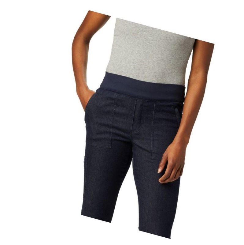 Columbia Pinnacle Peak Hybrid Pantolon Kadın Lacivert | 97813-ZJUB