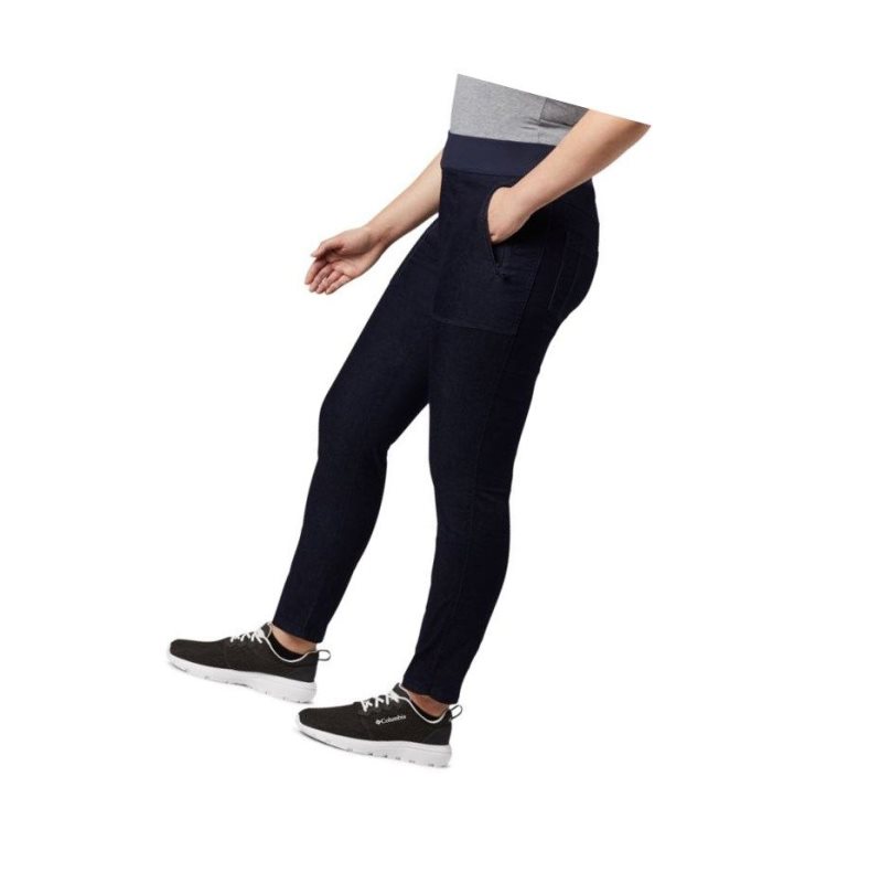 Columbia Pinnacle Peak Hybrid Plus Size Pantolon Kadın Lacivert | 50713-PGJU